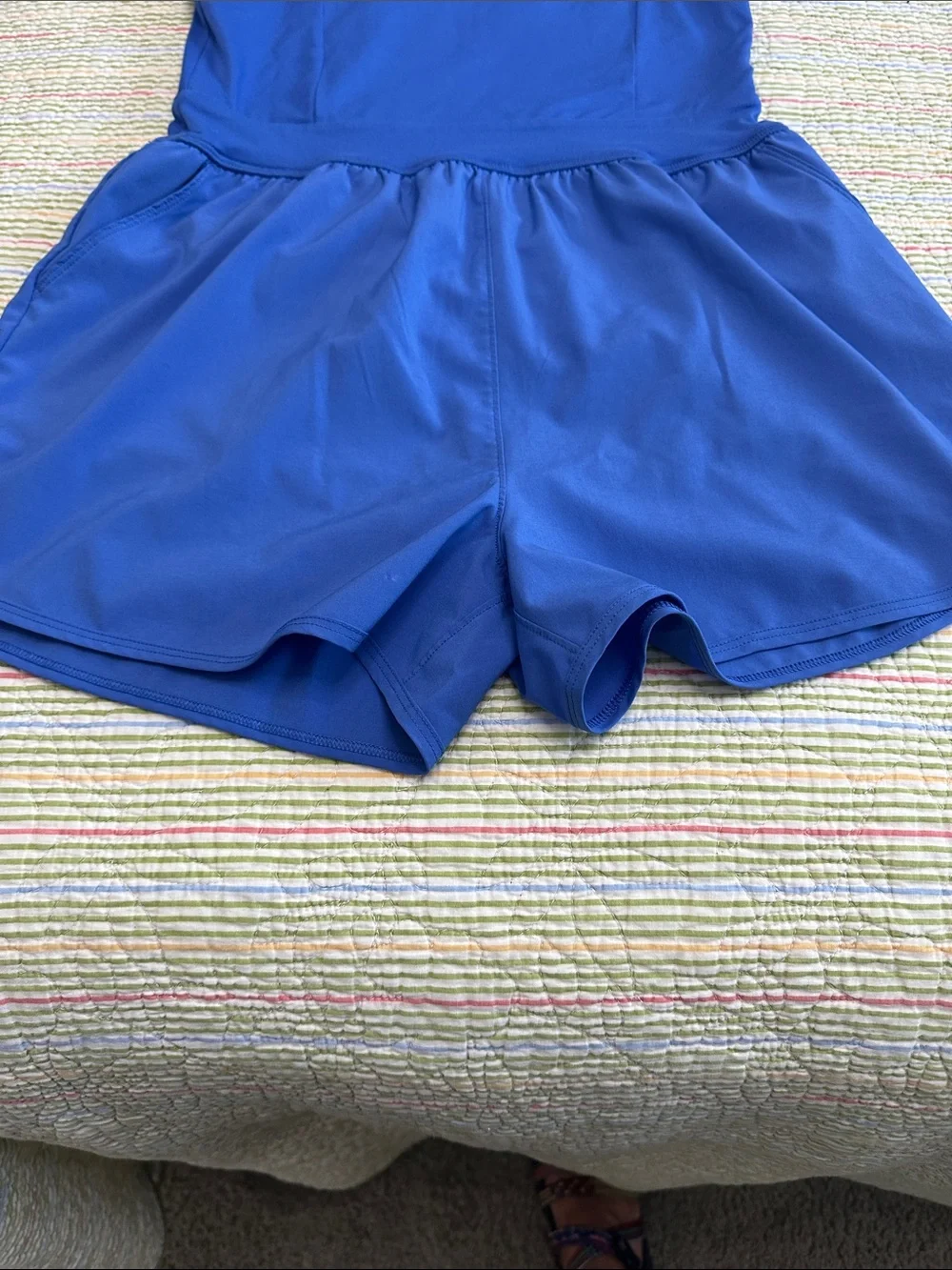 Abercrombie & Fitch Girls' Royal Blue Sleeveless Romper